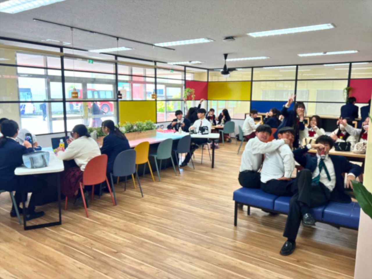 利用開始初日の様子