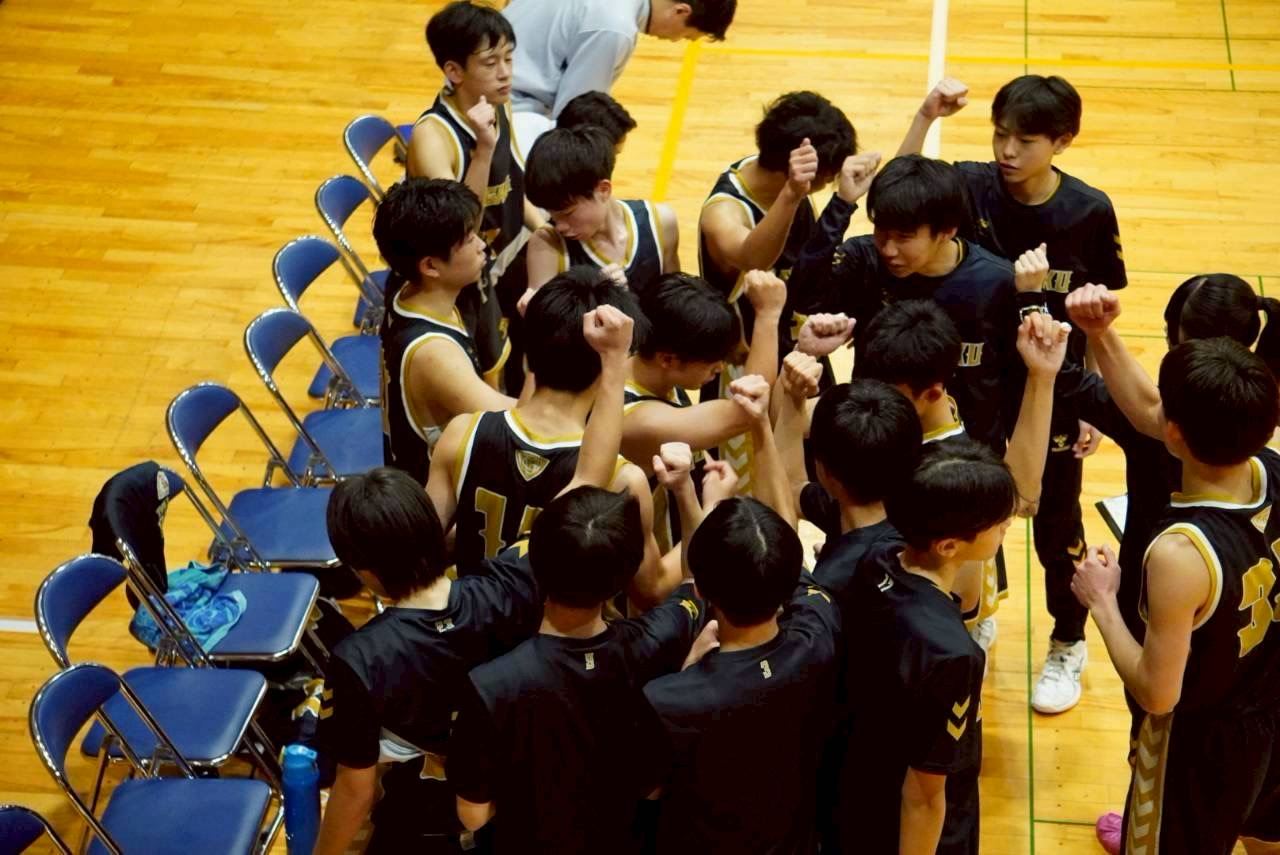 男子バスケットボール部　新人戦南部支部大会ベスト8