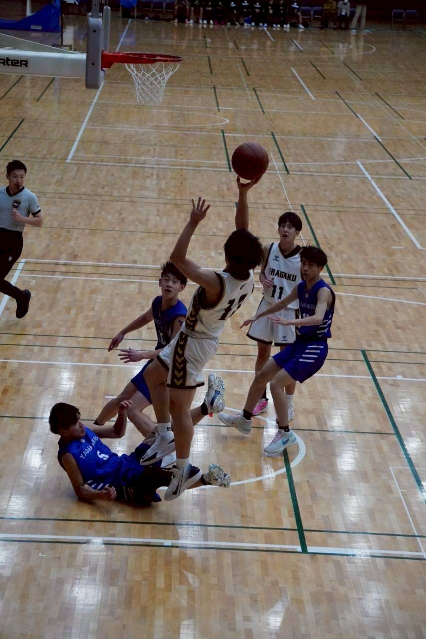 男子バスケットボール部　新人戦県大会