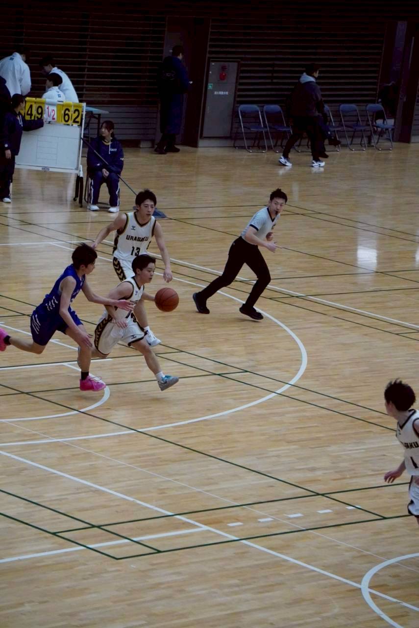 男子バスケットボール部　新人戦県大会